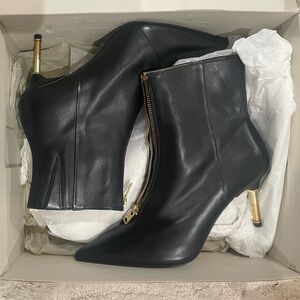 All Saints Dark Gray Ankle Booties